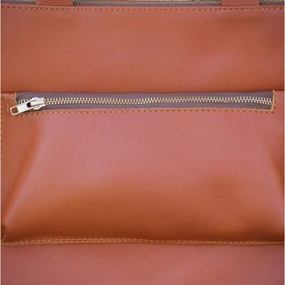 Real Leather Laptop Shoulder Bag