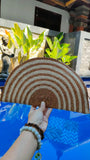 Half Moon Palm Leaf Clutch Purse