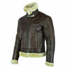 Real leather jacket fur collar