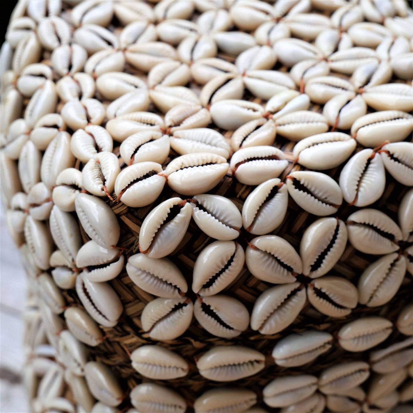 Set of Balinese Baskets Cowrie Shells Baskets