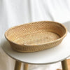 Natural Woven Rattan Boho Tray