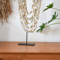 Beads And Shells Eclectic Decorative Necklace