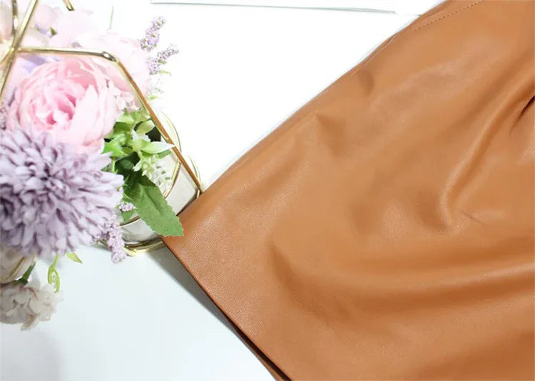 Bold Leather Shorts for Women