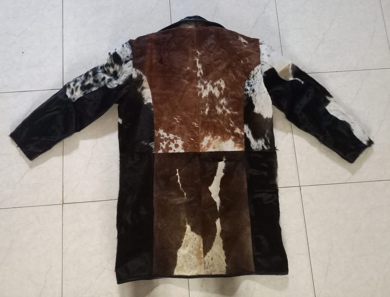 men cowhide jackets black brown white