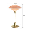 Mushroom Glass Bedside Light with Button Switch