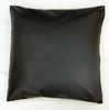 Dark Brown Cowhide Cushion Cover