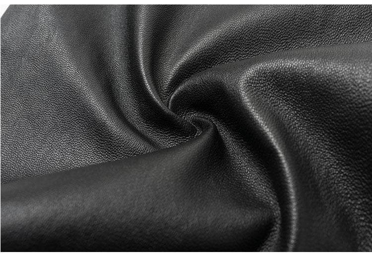 Women’s Flared Leather Pants High Waisted Cropped