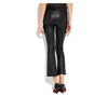 Women’s Flared Leather Pants High Waisted Cropped