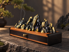 Incense Box with Mountain Landscape and Storage Drawer