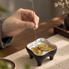 Stick Incense Holder with Butterfly Design and Decorative Tray