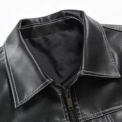 Men's Genuine Leather Fit Jacket