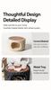 Incense Burner Cement Body with Zinc Alloy Warming Tray