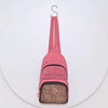 Pink Suede Tooled Leather Pink Backpack