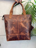 large cowhide tote bags brown white