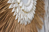 Seagrass Raffia Sea Shells Tribal Style Wall Hanging