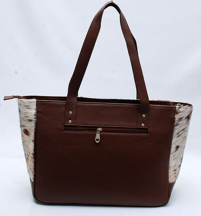 Hair On Cowhide Tote Purse