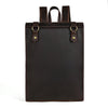 Vintage Crazy Horse Leather Backpack Men Women
