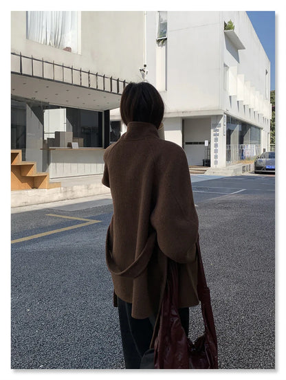 Women’s Maillard Stand-Collar Wool Coat