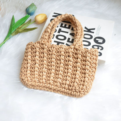 small cotton crochet summer bag