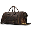 Leather Weekender Travel Bag