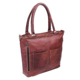 Western Style Leather Tote Bag