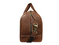 Genuine Leather Luggage Carryon Bag
