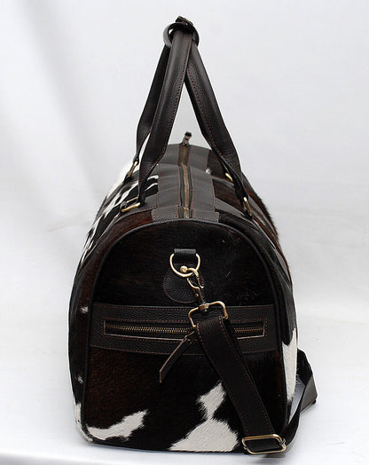 weekender duffle bag cowhide