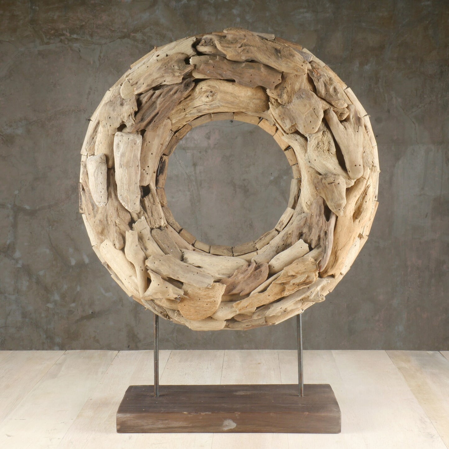 The Driftwood Donut Art Sculpture