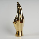Brass The Crossed Fingers Sculpture