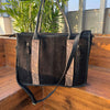 Cowhide Suede Tooled Shoulder Bag