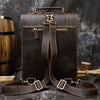 All genuine leather backpack