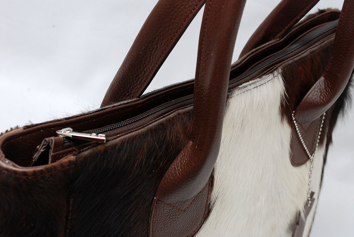 Real Hair On Cow Skin Shoulder Purse