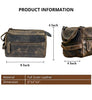 leather toiletry bag for men