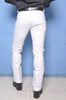 Men's White Leather Pant Lambskin trousers