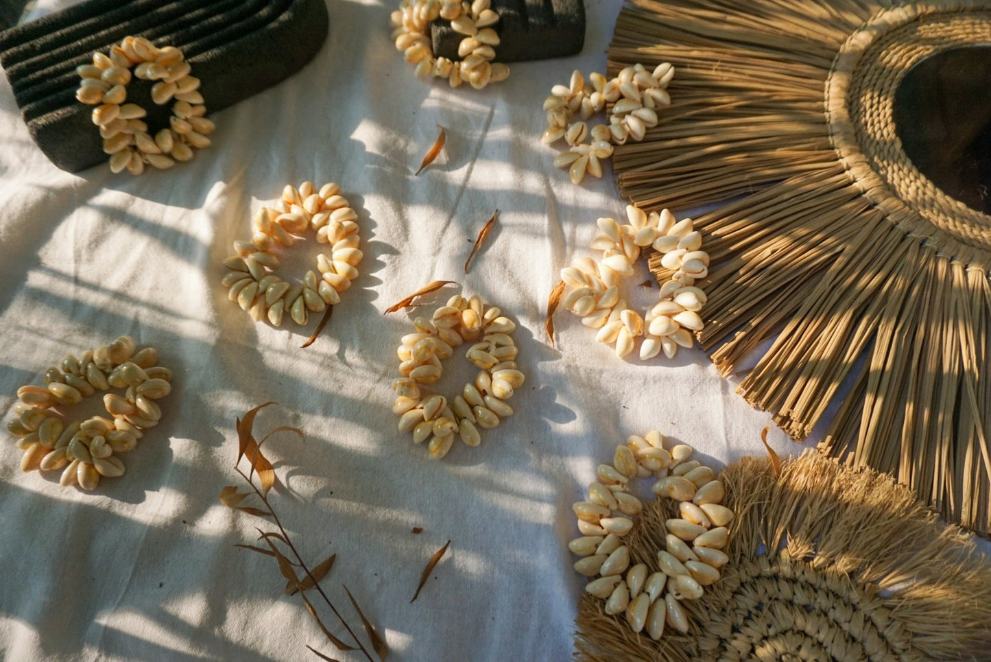 Beach shells napkin ring Wedding Decor