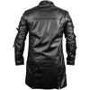 Men's Punk Leather Long Jacket