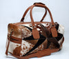 Cowhide Skin Weekender Bag