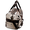 Spotted cowhide weekender bag