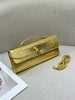 Women’s Genuine Leather Ostrich Pattern Clutch Crossbody
