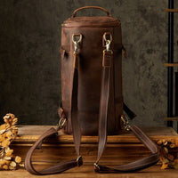 Versatile Cowhide Leather Travel Bag