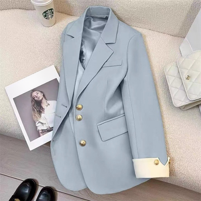 Korean style women blazer suit jacket 5 S