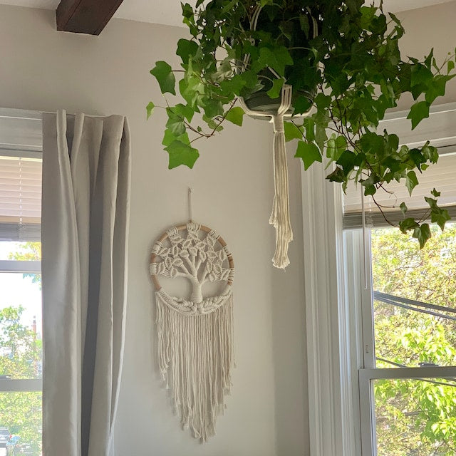 Tree of life macrame wall hanging dreamcatcher