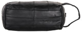 Genuine Leather Overnight toiletry kit bag