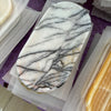 Marble Vanity Tray Oval Decorative Storage Plate