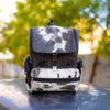 Cowhide Backpack Rucksack Purse with Laptop Compartment