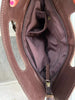 Tooled Leather Crossbody Bag Cowhide