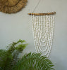 White shell boho hanging wall decor