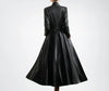 leather trench coat women