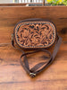 Tooled Leather Crossbody Sling Cowgirl Purse