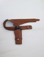 Wild west leather hip gun belt holster